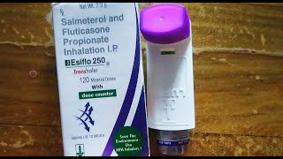 Esiflo 250 Transhaler Esiflo 250 Transhaler uses in hindi inhaler अस्थमा के लिए एजीफ इन्हेलर [upl. by Previdi]