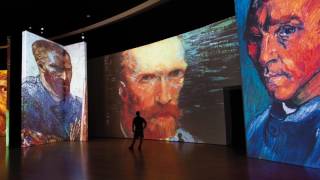 Van Gogh Alive  The Experience La mostra a Roma [upl. by Aleciram]