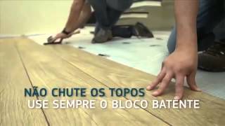 Instalação Piso Laminado Durafloor [upl. by Orpah]