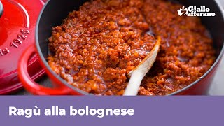 RAGÃ™ ALLA BOLOGNESE  RICETTA ORIGINALE per lasagne e tagliatelle [upl. by Itsa]