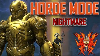 Doom Eternal Horde Mode on Nightmare  Full Playthrough  Update 666 [upl. by Tadio]