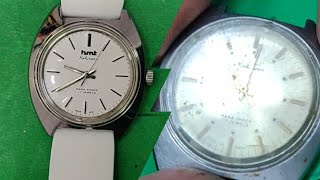 how to repair a HMT kohinoor manual winding watch servicing HMT cal0231 [upl. by Gimble]