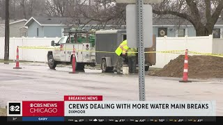 Schools closed in Dixmoor after more water main breaks [upl. by Nilecoj249]