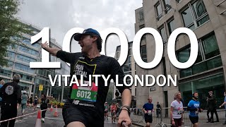 VITALITY LONDON 10000 2024 with a GOPRO [upl. by Hueston968]