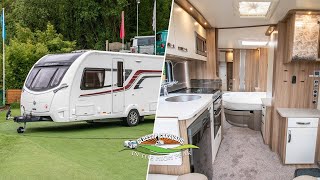 Swift Elegance 580 2016 Caravan Model  360 Exterior Demonstration Video [upl. by Ocker]