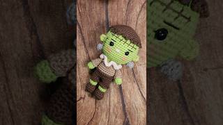 Cute Little Zombie Amigurumi amigurumi crochet diy crochetdoll halloween zombie frankenstein [upl. by Aremihc776]