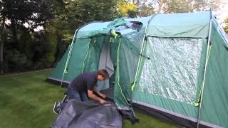 Outwell Montana 6 Tent 2013 Model  Tent Pitching Video [upl. by Ramled551]