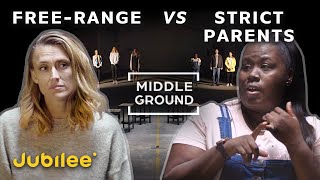 Free Range vs Strict Parents Is Spanking Your Kids Ever Okay  Middle Ground [upl. by Dleifxam458]