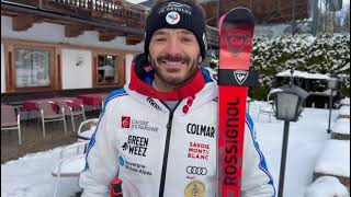 Cyprien Sarrazin remporte la descente de Kitzbühel 2024 [upl. by Sirmons]