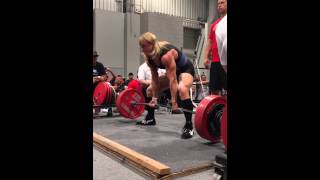 Kristy Scott 550lb deadlift miss at Mr Olympia 2013 [upl. by Orravan]