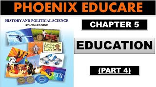 EDUCATION Part 4  9th Maharashtra Board History Chapter 5 Video  Phoenix Educare [upl. by Marthe]