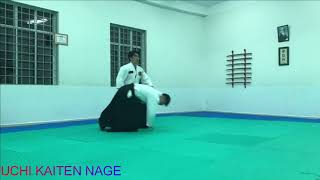 AIKIDO MOROTE DORI  KAITEN NAGE SOTO  UCHI [upl. by Ycrem]