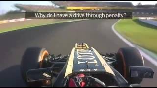 Funny Kimi Räikkönen radio  Why do I have a drive through penalty [upl. by Mcconnell454]