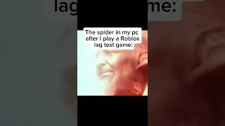 Rip spider roblox gaming trending fyp [upl. by Haerr]