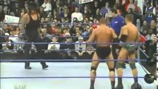 Undertaker vs Luther Reigns amp Mark Jindrak Smackdown 2005 [upl. by Zosema]