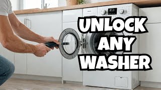 How To Unlock Any Washer Door [upl. by Bronez]