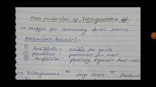 Mass Production Technology Of Biopesticide Part  2  Trichogramma mass production  in hindi also [upl. by Llyrehc143]