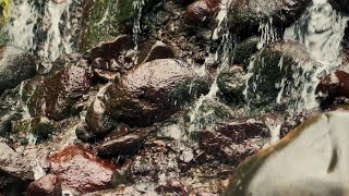 Asmr Water Soothing Rocky Mountain Waterfall Sounds Relaxing Nature River Sounds For Deep Sleep [upl. by Meingolda907]