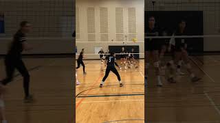 Volleyball backcourt hit nyahrobinson [upl. by Ayote13]