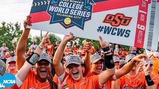 Every 2023 WCWS teams winning moment from softball super regionals [upl. by Bovill]