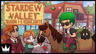 Stardew Valley Seasons 1  3 Highlights  March 2016  Sept 2018 [upl. by Oiled]