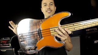 Il Basso di Saturnino  Noah Excalibur Bass Aluminium bass guitar [upl. by Adnauq381]