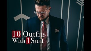 Mens Fashion Tips l 10 ways to wear a 3 Piece Suit [upl. by Alden]