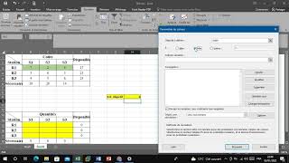 Solveur Excel pour un problème de transport [upl. by Venetis]