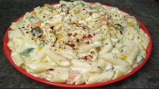 White Sauce Pasta Recipe  Pasta in White Sauce  क्रीमी चीज पास्ता बनाये घर पर रेस्टोरेंट स्टाइल [upl. by Lenox131]