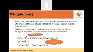 sod thiosulfate standarization [upl. by Phare]