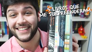 5 LIVROS QUE ME SURPREENDERAM [upl. by Salli]