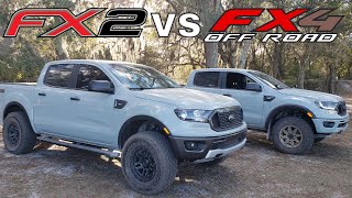 Ford Ranger FX2 VS FX4 Offroading [upl. by Novit]