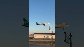 Aer Lingus A321neo landing in Cleveland aviation cleveland aerlingus [upl. by Erdried]