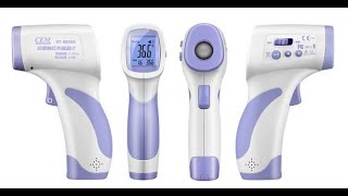 CEM DT8806H Noncontact Infrared Forehead Thermometer [upl. by Odette]