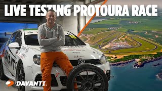 Protoura Race Tyre  Live Testing amp Development on the Track [upl. by Assirac]