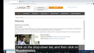 Unisa  How to apply for readmission [upl. by Raknahs924]