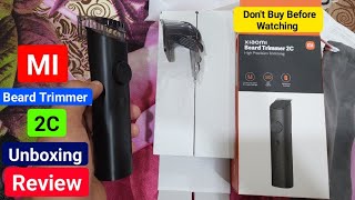 mi beard trimmer 2c unboxing and review  mi trimmer under 1000  mi by xiaomi beard 2c trimmer 90m [upl. by Nelra297]