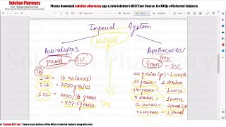 Pharmaceutics 09  Pharmaceutical Calculation 01  Introduction of Pharmaceutical Calculation [upl. by Rebel]