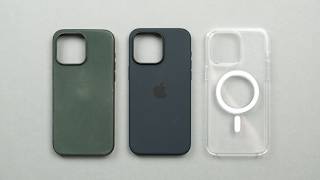 Every Apple iPhone Case Compared  Choose Wisely Silicone vs FineWoven vs Clear [upl. by Adrienne484]