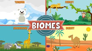 Biomes of the World  Types of Biomes  Video for Kids [upl. by Yvette]