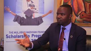 Dr Richard Mugahi Madhvani Scholarship success story [upl. by Enirahtak614]