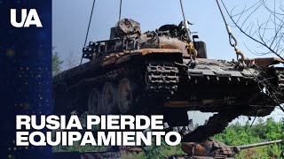 La guerra contra Ucrania priva a Rusia de sus arsenales de armas [upl. by Vaientina978]