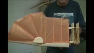 Ornithopter Folding Wing Mechanism [upl. by Amhser]