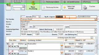 Sammelrechnungen mit Rechnungsprofi 32 [upl. by Seth]
