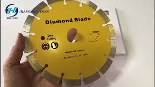 HIGHTECH Diamond Segmented Saw Blades for Granite Diamond Cutting Disc for granite [upl. by Shakti249]