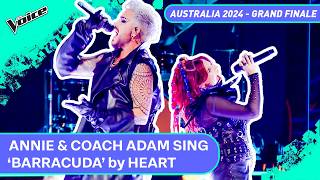 Adam Lambert amp Annie sing Barracuda  Grand Finale  The Voice Australia 2024 [upl. by Duffy354]