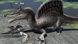 The Journey to Become an Elder Spinosaurus  Prior Extinction Roblox [upl. by Nlycaj]