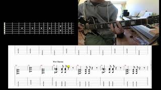 Kiss  Strutter Easy Guitar Play Along With Tabs [upl. by Howlond518]