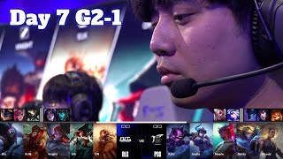 BLG vs PSG  Game 1  Day 7 LoL Worlds 2024 Swiss Stage  Bilibili Gaming vs PSG Talon G1 full [upl. by Saduj]