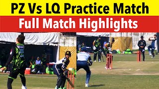 Peshawar Zalmi Vs Lahore Qalandars Practice Match Highlights [upl. by Ameerak]